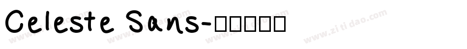 Celeste Sans字体转换
